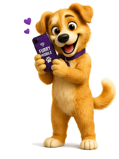 Buddy the Furry Mobile mascot