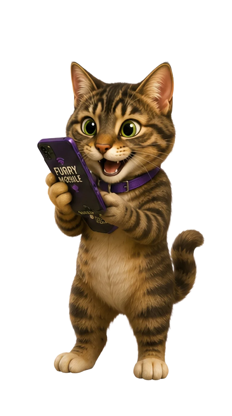 George the Furry Mobile mascot